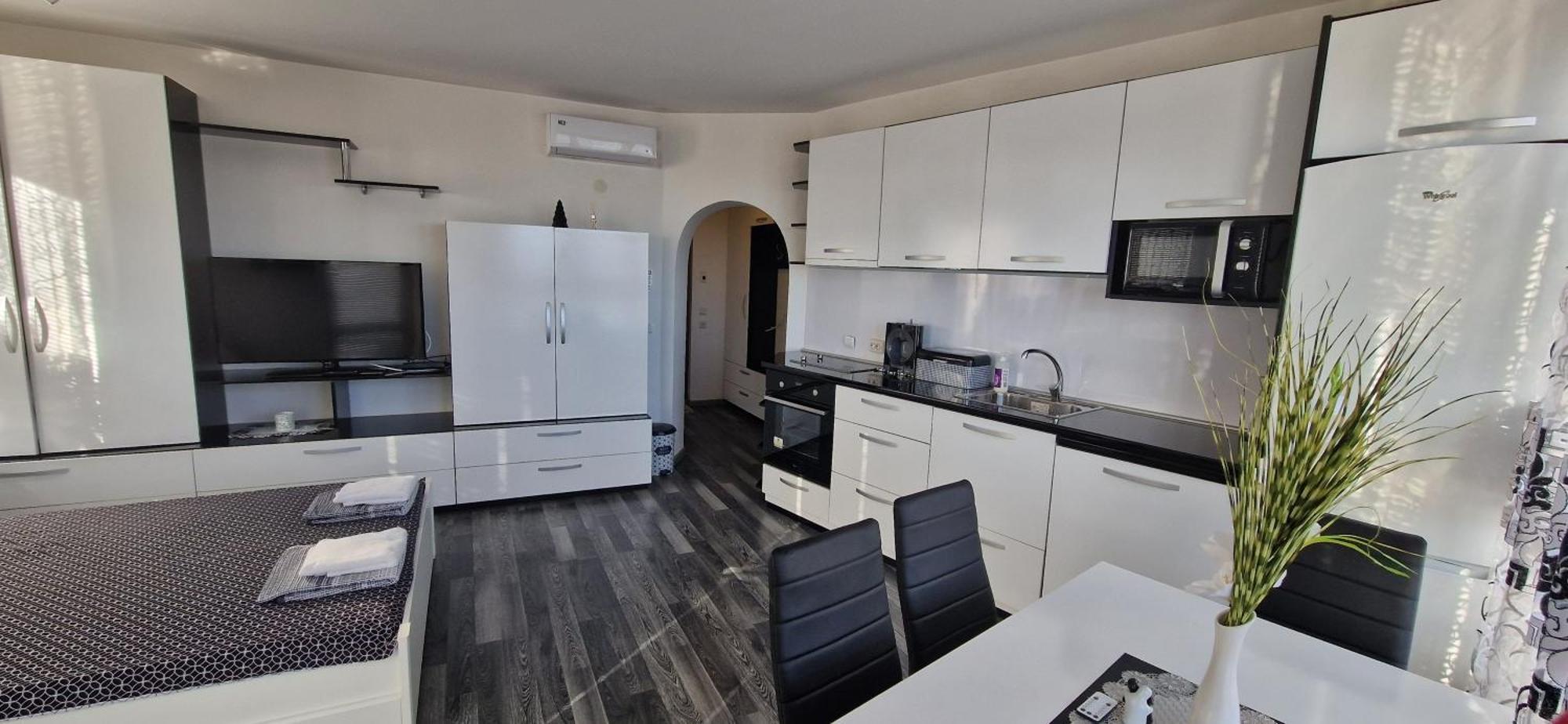 Black And White Apartment Karlovo Dış mekan fotoğraf